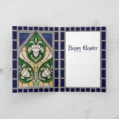 様式化されたイースターユリ(RT 01) カード (内部)