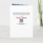 様式化されたイースターユリ(RT 02)カード カード (裏面)