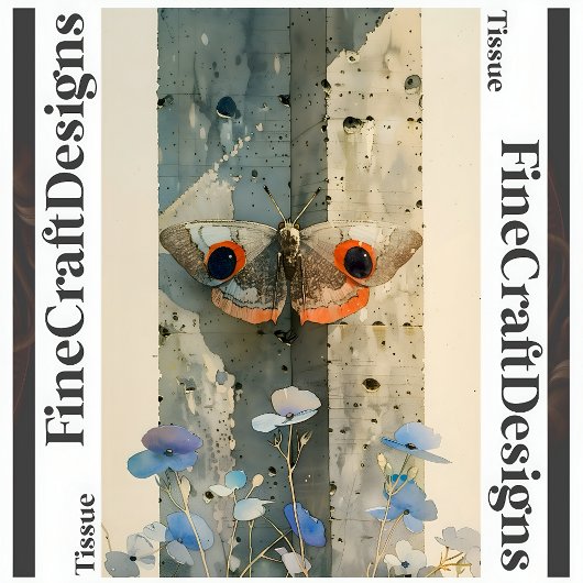 様式化されたガモダンスの花離れ148 薄葉紙