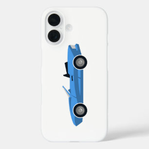 様式化されたコンバーチブルスポーツカー iPhone 16ケース