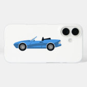 様式化されたコンバーチブルスポーツカー Case-Mate iPhoneケース (裏面 (横))