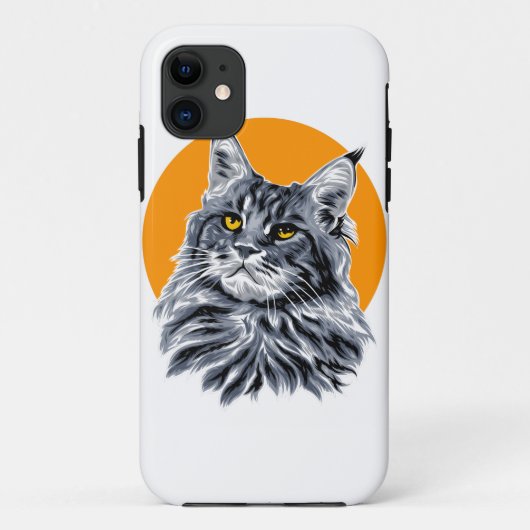 様式化されたサンキャット Case-Mate iPhoneケース (裏面)