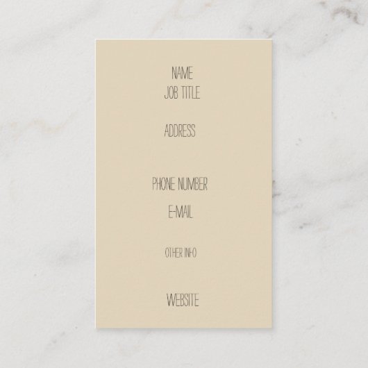 様式化されたシルエットの馬 名刺 (裏面)