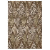 様式化されたスネークスキン クリップボード (裏面)