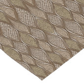 様式化されたスネークスキン ショートテーブルランナー (コーナー)