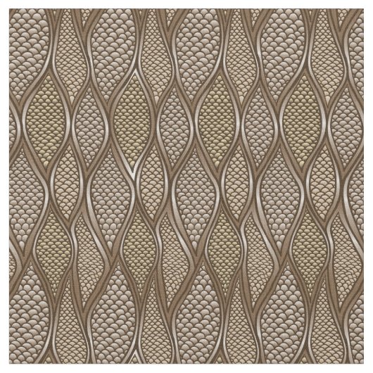 様式化されたスネークスキン ファブリック (クローズアップ)