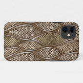 様式化されたスネークスキン Case-Mate iPhoneケース (裏面(横))