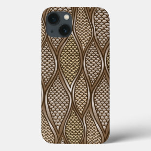 様式化されたスネークスキン iPhone 13ケース