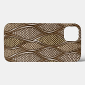 様式化されたスネークスキン Case-Mate iPhoneケース (裏面 (横))