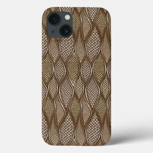 様式化されたスネークスキン Case-Mate iPhoneケース (裏面)