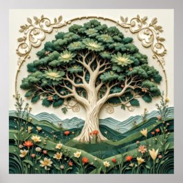 様式化されたツリー#1 ポスター