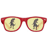 様式化されたティラノサウルス レトロサングラス (正面)