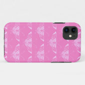 様式化されたデコバタフライ – オーキッドピンク Case-Mate iPhoneケース (裏面(横))