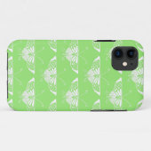 様式化されたデコ蝶 – ライムグリーン Case-Mate iPhoneケース (裏面(横))