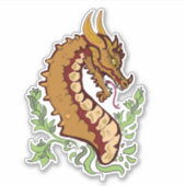 様式化されたドラゴンバスト シール (正面)