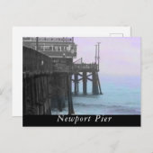 様式化されたニューポート埠頭 ポストカード (正面/裏面)
