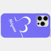 様式化されたハート名前をカスタムするとカラーフォンケース Case-Mate iPhoneケース (裏面 (横))
