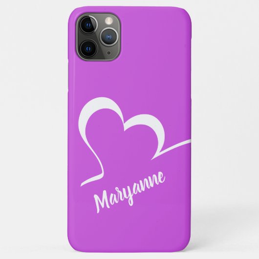 様式化されたハート名前をカスタムするとカラーフォンケース Case-Mate iPhoneケース (裏面)
