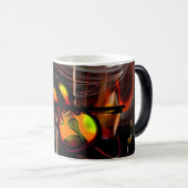 様式化されたバイオリン モーフィングマグカップ (正面右)