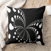様式化されたバタフライイメージ クッション (ブランケット)