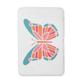 様式化されたバタフライバスマット バスマット (正面縦)