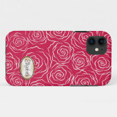 様式化されたバラ園パターン| iPhone 5の場合 Case-Mate iPhoneケース (裏面(横))