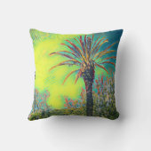 様式化されたヤシの木の装飾用クッション/クッション クッション (裏面)