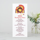 様式化された七面鳥のグルービーレインボーハッピーサンクスギビング メニュー (スタンド正面)