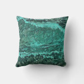 様式化された太平洋海波パターン クッション (裏面)