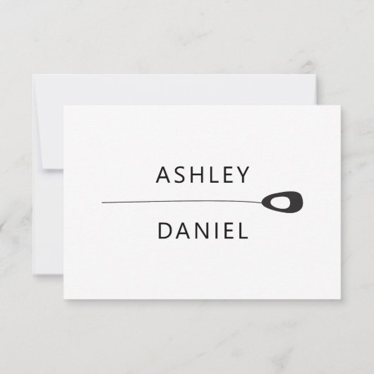 様式化された孔雀の羽の結婚式の日付を保存 セーブザデート (裏面)