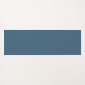 様式化された手描きボーホサンムーンスターズブルー ヨガマット (裏面(横))