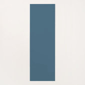 様式化された手描きボーホサンムーンスターズブルー ヨガマット (裏面)