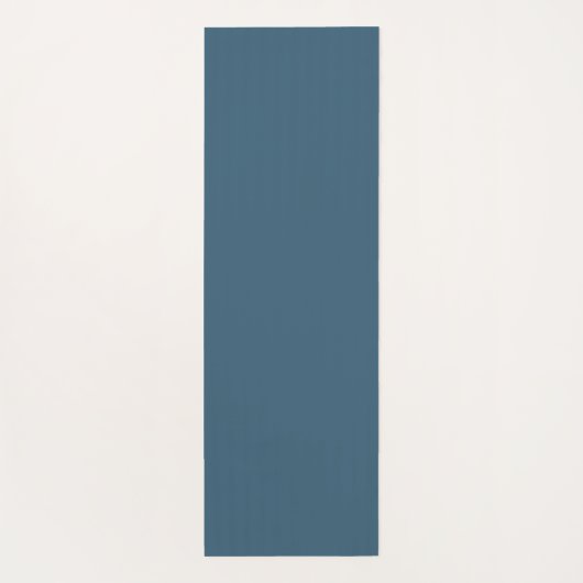 様式化された手描きボーホサンムーンスターズブルー ヨガマット (裏面)