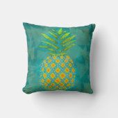 様式化された抽象的なパイナップル クッション (正面)