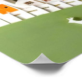 様式化された木#3装飾壁アート ポスター (角)