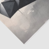 様式化された未来的なメタリック女性 薄葉紙 (詳細)