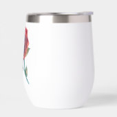 様式化された特大バラ-ヴィンテージ赤 (左面)