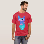 様式化された猫友人 Tシャツ (正面フル)