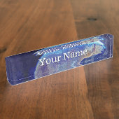 様式化された白くま デスクネームプレート (側面)