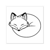 様式化された睡眠キツネ セルフインキングスタンプ (デザイン)