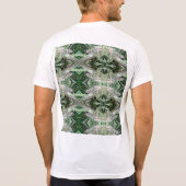 様式化された背部pixとの怠惰 tシャツ (裏面)