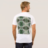 様式化された背部pixとの怠惰 tシャツ (裏面フル)