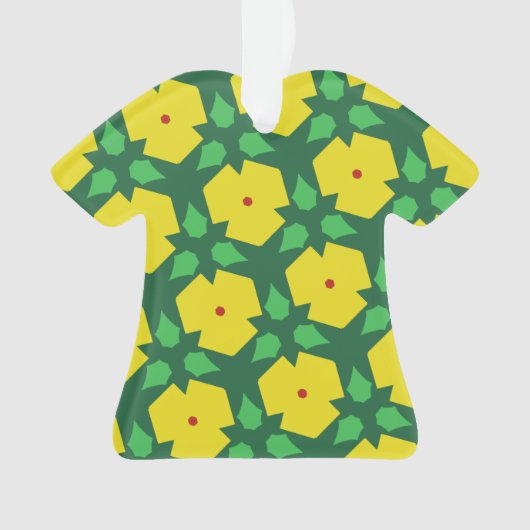 様式化された花 オーナメント (正面)