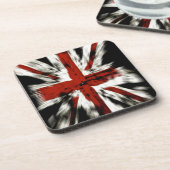 様式化された英国国旗 コースター (左側)