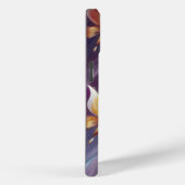 様式化された蝶と花名前をカスタムする Case-Mate iPhoneケース (裏面 / 右)