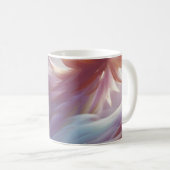 様式化された蝶と花 コーヒーマグカップ (正面右)