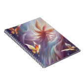 様式化された蝶と花 ノートブック (右側)