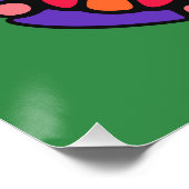 様式化された蝶の名前をカスタムするポスター ポスター (コーナー)