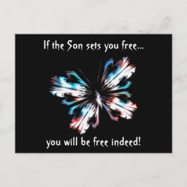 様式化された蝶2 ポストカード