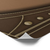 様式化された蝶 ポスター (角)